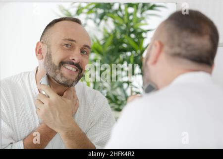 igiene estetica rasatura cura del corpo e concetto di persone Foto Stock