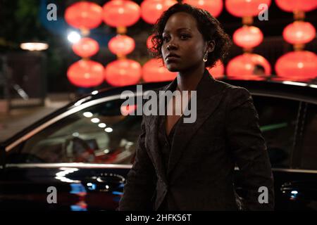 LUPITA NYONG'o nel 355 (2022), diretto da SIMON KINBERG. Credit: Freckle Films / CAA Media Finance / Album Foto Stock