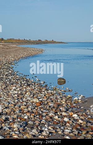 Strand, Falshöft, Gelting Bay, Schleswig-Holstein, Germania Foto Stock