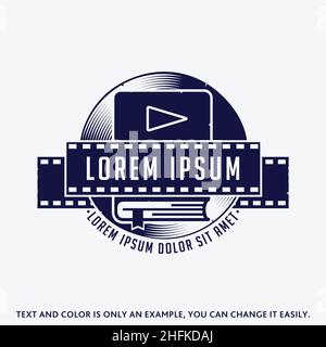 Musica, libri, film modello di design. Vettore e illustrazione. Illustrazione Vettoriale