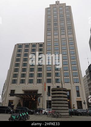 Das Ritz-Carlton Hotel am Potsdamer Platz a Berlino Foto Stock