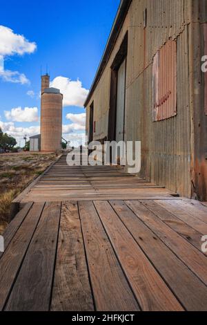 Deposito e Barn, Australia Meridionale Foto Stock