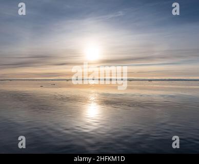 Lago Huron Sunrise Foto Stock