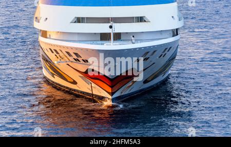 AIDAvita crociera nave Bow - Marsiglia Francia Foto Stock