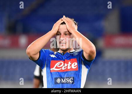 Foto Alfredo Falcone - LaPresse17/06/2020 Roma ( Italia)Sport CalcioJuventus - NapoliFiinale Coppa Italia Coca Cola 2019 2020 - Stadio Olimpico di RomaNella foto:demmePhoto Alfredo Falcone - LaPresse17/06/2020 Roma (Italia)Sport SoccerJuventus - Napolipico Italian coca cola final Match 2019 2020 - Olimpico Stadio di demme Foto Stock