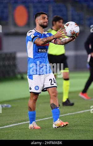 Foto Alfredo Falcone - LaPresse17/06/2020 Roma ( Italia)Sport CalcioJuventus - NapoliFiinale Coppa Italia Coca Cola 2019 2020 - Stadio Olimpico di RomaNella foto:insignePhoto Alfredo Falcone - LaPresse17/06/2020 Roma (Italia)Sport SoccerJuventus - Napolipico Coca Cola finale Match 2019 2020 - Olimpico:Stadio Rominsigain Foto Stock