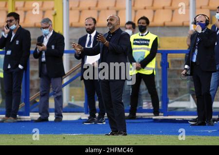 Donato Fasano/LaPresse 22 Giugno, 2020 Lecce, Italia sport soccer Lecce vs Milano - Campionato Italiano Calcio League A TIM 2019/2020 - Stadio Via del Mare. Nella foto: SIGNOR FABIO LIVERANI Foto Stock