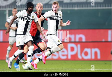 LaPresse - Tano Pecoraro 23 Giugno 2020 Città Genova - (Italia) Sport Calcio Genova vs Parma Campionato Italiano di Calcio Lega A TIM 2019/2020 - Stadio "Luigi Ferraris" nella foto: Gervinho Foto Stock