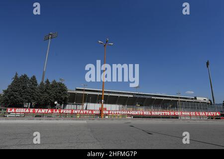 Cafaro/LaPresse 29 giugno 2020 Benevento, Italia sport soccer Benevento vs Juve Stabia - Campionato Italiano di calcio BKT 2019/2020 - Stadio Vigorito. Nella foto: Backstage per le celebrazioni la promozione in Serie A del Team Benevento Foto Stock