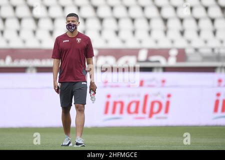 LaPresse - Fabio Ferrari 30 giugno 2020 Torino, Italia sport calcio ESCLUSIVO TORINO FC Torino FC vs S.S.Lazio - Campionato Italiano Calcio League A TIM 2019/2020 - Stadio Olimpico Grande Torino. Nella foto:Ghazoini Foto Stock