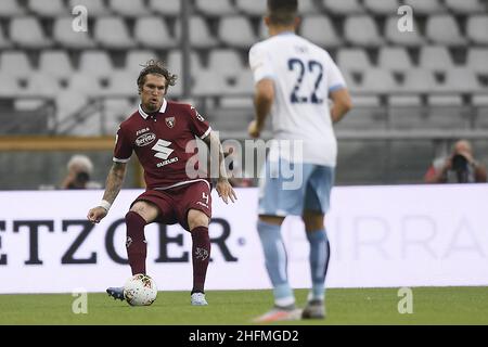 LaPresse - Fabio Ferrari 30 giugno 2020 Torino, Italia sport calcio ESCLUSIVO TORINO FC Torino FC vs S.S.Lazio - Campionato Italiano Calcio League A TIM 2019/2020 - Stadio Olimpico Grande Torino. Nel pic:Lyanco (Torino FC); Foto Stock