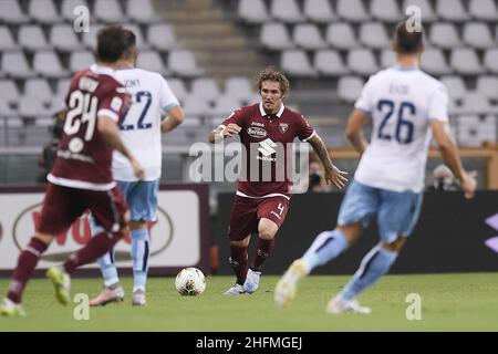 LaPresse - Fabio Ferrari 30 giugno 2020 Torino, Italia sport calcio ESCLUSIVO TORINO FC Torino FC vs S.S.Lazio - Campionato Italiano Calcio League A TIM 2019/2020 - Stadio Olimpico Grande Torino. Nel pic:Lyanco (Torino FC); Foto Stock