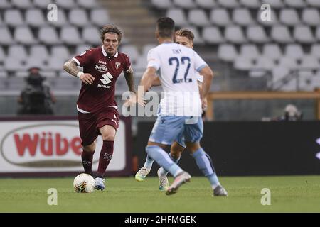 LaPresse - Fabio Ferrari 30 giugno 2020 Torino, Italia sport calcio ESCLUSIVO TORINO FC Torino FC vs S.S.Lazio - Campionato Italiano Calcio League A TIM 2019/2020 - Stadio Olimpico Grande Torino. Nel pic:Lyanco (Torino FC); Foto Stock