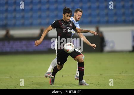 LaPresse/Filippo Rubin 1 luglio 2020 Ferrara (Italia) Sport Soccer Spal vs Milan - Campionato Italiano di Calcio Lega A 2019/2020 - Stadio "Paolo Mazza" nella foto: LUCAS PAQUETA' (MILANO) Foto Stock