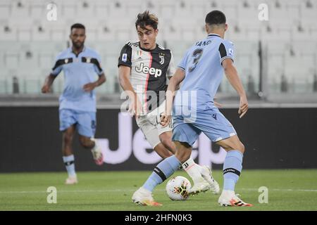 Marco Alpozzi/LaPresse 20 luglio 2020 Torino, Italia sport soccer Juventus vs Lazio - Campionato Italiano Calcio League A TIM 2019/2020 - Stadio Allianz nella foto: Paulo Dybala (Juventus F.C.); Foto Stock