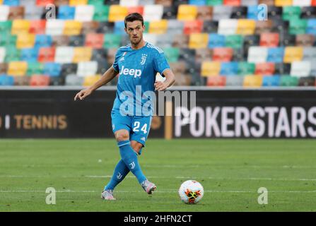 Andrea Bressanutti/LaPresse 23 luglio 2020 Udine, Italia sport soccer Udinese vs Juventus - Campionato Italiano Calcio League A Tim 2019/2020 - Stadio Dacia Arena nella foto: daniele rugani Foto Stock