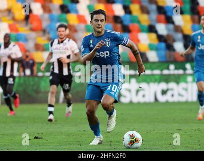 Andrea Bressanutti/LaPresse 23 luglio 2020 Udine, Italia sport soccer Udinese vs Juventus - Campionato Italiano Calcio League A Tim 2019/2020 - Dacia Arena Stadium nella foto: paulo dybala Foto Stock