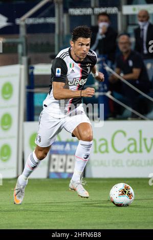 LaPresse/Alessandro Tocco 29 luglio 2020 Cagliari (Italia) Sport Soccer Cagliari Calcio vs Juventus League A TIM 2019/2020 Stadio "Sardegna Arena"&#xa0; nella foto:Cristiano Ronaldo 7(Juventus FC) Foto Stock