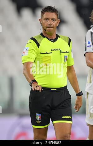 Fabio Rossi/AS Roma/LaPresse 01/08/2020 Torino (Italia) Sport Soccer Juventus-Roma Campionato Italiano Calcio Serie A Tim 2019/2020 - Stadio Allianz nella foto: Foto Stock