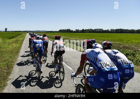 LaPresse - Fabio Ferrari Agosto, 05 2020 Milano (Italia) Sport Cycling 101 Edizione Milano Torino 2020 - da Milano a Torino - 198 km nella foto: Durante la gara. Foto Stock