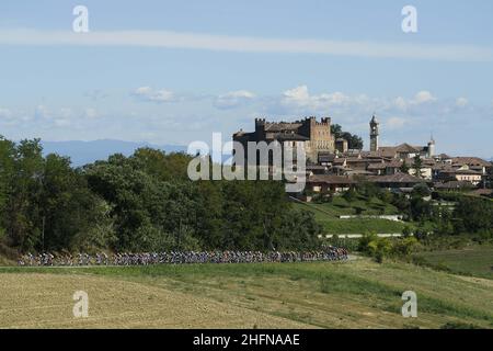 LaPresse - Fabio Ferrari Agosto, 05 2020 Milano (Italia) Sport Cycling 101 Edizione Milano Torino 2020 - da Milano a Torino - 198 km nella foto: Durante la gara. Foto Stock