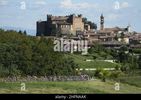 LaPresse - Fabio Ferrari Agosto, 05 2020 Milano (Italia) Sport Cycling 101 Edizione Milano Torino 2020 - da Milano a Torino - 198 km nella foto: Durante la gara. Foto Stock