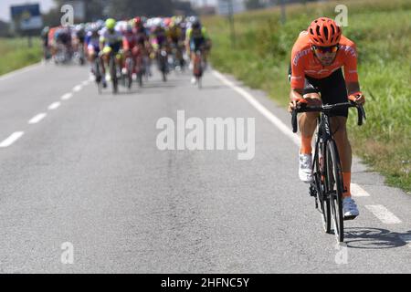 LaPresse - Fabio Ferrari 15 agosto 2020 Bergamo (Italia) Sport Cycling 114&#XB0; il Lombardia - da Bergamo a Como - 231 km nella foto: Durante la gara. Foto Stock