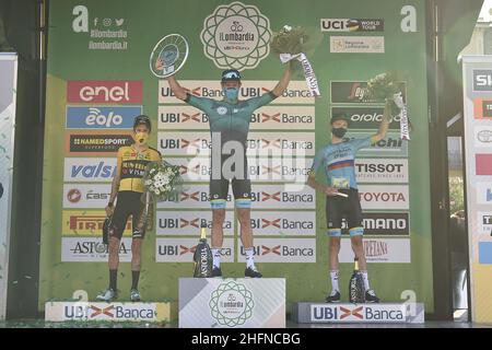 LaPresse - Fabio Ferrari 15 agosto 2020 Como (Italia) Sport Ciclismo 114&#XB0; il Lombardia - da Bergamo a Como - 231 km nella foto: Foto Stock