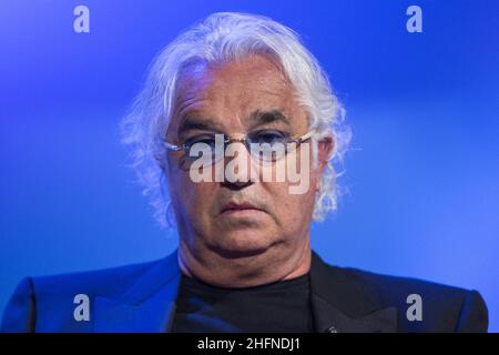 Roberto Monaldo / LaPresse 09-06-2014 Roma (Italia) programma TV 'l'aria che tira stasera' nella foto Flavio Briatore Foto Stock