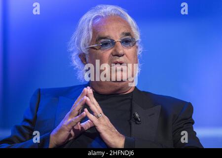 Roberto Monaldo / LaPresse 09-06-2014 Roma (Italia) programma TV 'l'aria che tira stasera' nella foto Flavio Briatore Foto Stock