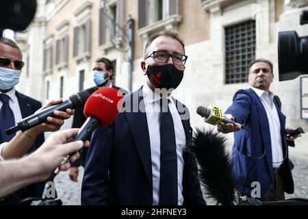 Cecilia Fabiano/LaPresse Settembre 02 , 2020 Roma News: Alfonso Bonafede con la maschera nella foto : Alfonso Bonafede Foto Stock