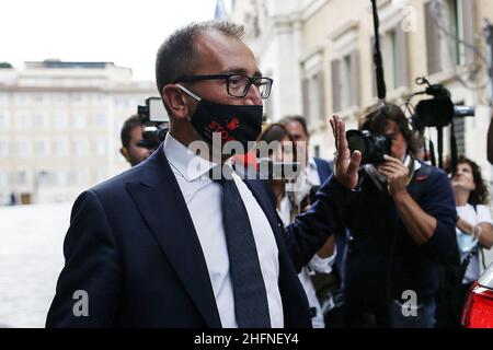 Cecilia Fabiano/LaPresse Settembre 02 , 2020 Roma News: Alfonso Bonafede con la maschera nella foto : Alfonso Bonafede Foto Stock