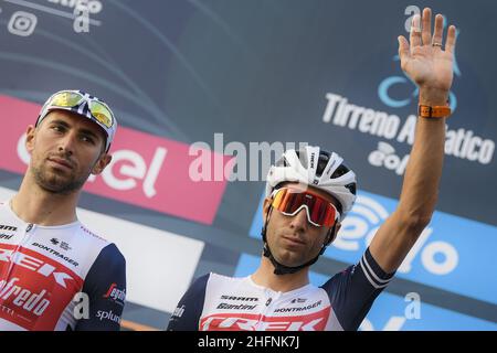 LaPresse - Fabio Ferrari Settembre 08 2020 Camaiore (Italia) Sport Cycling Tirreno Adriatico edizione 55 - da Camaiore a Follonica nella foto: Vincenzo Nibali Foto Stock