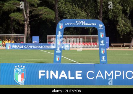 Alessandro la Rocca/ LaPresse 2020 19 Settembre, Tirrenia, Pisa , Italia Sport- Calcio Roma vs Juventus- Femminile Primavera League 2019-2020- finale - Centro di preparazione Olimpico nella foto: Foto Stock