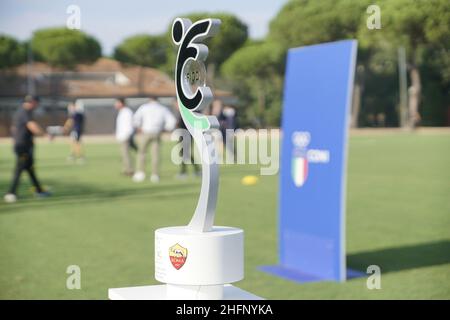 Alessandro la Rocca/ LaPresse 2020 19 Settembre, Tirrenia, Pisa , Italia Sport- Calcio Roma vs Juventus- Femminile Primavera League 2019-2020- finale - Centro di preparazione Olimpico nella foto: Foto Stock