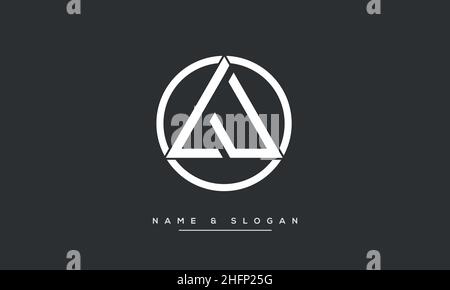 Moderna lettera astratta LU, logo UL. LU minima, vettore icona basato su UL iniziale Illustrazione Vettoriale