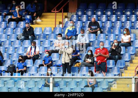 LaPresse - Tano Pecoraro 26 Settembre 2020 Città Genova - (Italia) Sport Sampdoria vs Benevento Campionato Italiano di Calcio League A TIM 2020/2021 - Stadio "Luigi Ferraris" nella foto: I fan di sampdoria Foto Stock