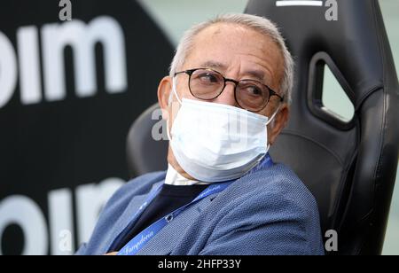 LaPresse - Tano Pecoraro 26 Settembre 2020 Città Genova - (Italia) Sport Sampdoria vs Benevento Campionato Italiano di Calcio League A TIM 2020/2021 - Stadio "Luigi Ferraris" nella foto: vigorito oreste Foto Stock