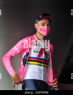 Jennifer Lorenzini/LaPresse 03 ottobre 2020 Italia Sport Cycling giro d'Italia 2020 - edizione 103th - Stage 1 - ITT - da Monreale a Palermo nella foto: Filippo Ganna Foto Stock