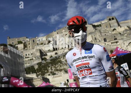 Marco Alpozzi/LaPresse Ottobre 09, 2020 Italia Sport Cycling giro d'Italia 2020 - Edizione 103th - Stage 7 - da Matera a Brindisi nella foto: VANHOUCKE HARM Foto Stock