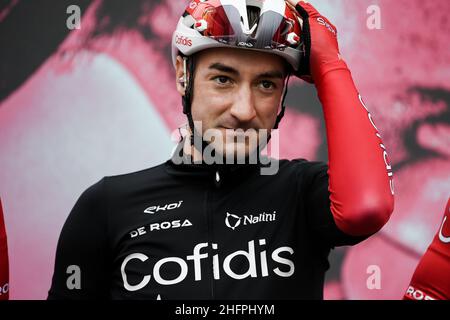 Marco Alpozzi/LaPresse 16 ottobre 2020 Italia Sport Cycling giro d'Italia 2020 - edizione 103th - Stage 13 - da Cervia a Monselice nella foto: VIVIANI Elia (ITA)COFIDIS Foto Stock