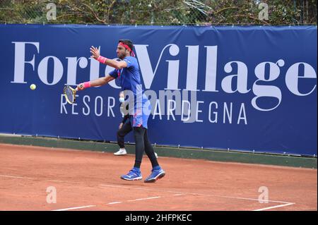 Alessandro Tocco/LaPresse 17 ottobre 2020 Santa Margherita di Pula, Cagliari (Italia) Sport Tennis, Forte Village Sardegna Open nella foto:Robert Farah Foto Stock