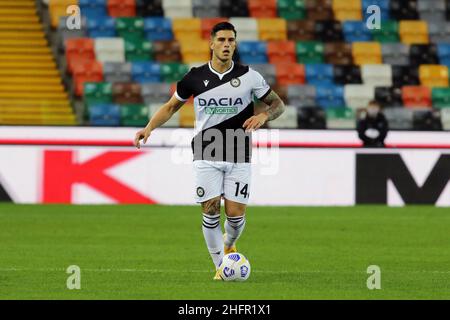 Andrea Bressanutti/LaPresse 28 ottobre 2020 Udine, Italia sport soccer Udinese vs Vicenza - Coppa Italia - Stadio Dacia Arena nella foto: bonifazi Foto Stock