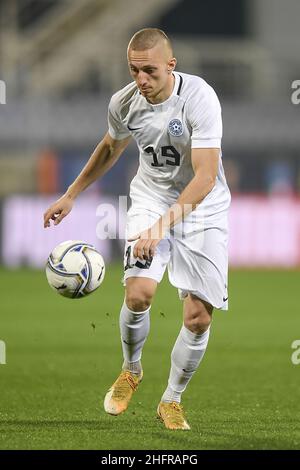 LaPresse - Fabio Ferrari 11 novembre 2020 Firenze, Italy sport soccer Italy vs Estonia - friendly match - &#x2018;Artemio Franchi' Stadium. Nella foto:Marin (Estonia) Foto Stock