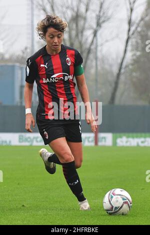 Gian Mattia D'Alberto - LaPresse 2020-11-15 Milano Serie A Timvision AC Milano- COME Roma femmina nella foto: Giacinti Valentina Foto Stock