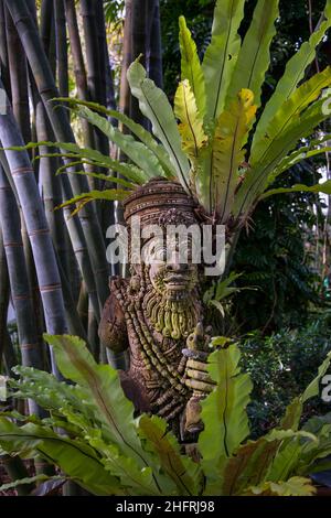 Scultura dei giardini botanici Marie Selby, Sarasota, Florida, USA Foto Stock