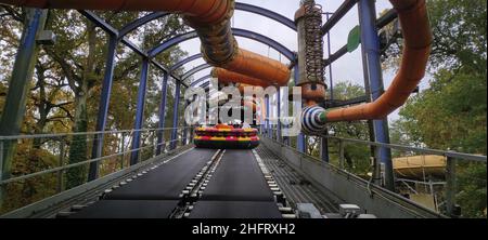 attrazione boa al parc astérix in francia Foto Stock
