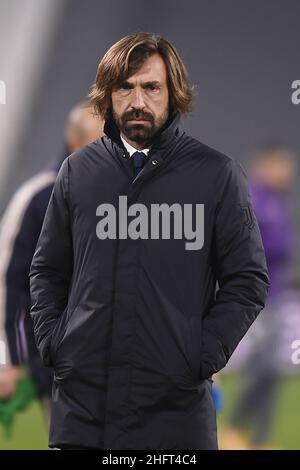 LaPresse - Fabio Ferrari 22 dicembre 2020 Torino, Italia sport soccer Juventus FC vs ACF Fiorentina - Campionato Italiano Calcio League A TIM 2020/2021 - Stadio Allianz nella foto:Andrea Pirlo Foto Stock