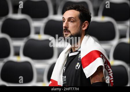 Massimo Paolone/LaPresse 27 dicembre 2020 Bologna, Italia sport basket Virtus Bologna vs Armani Milano - LBA Serie A UnipolSai - Virtus Arena nella foto: Marco Belinelli (Virtus Bologna) Foto Stock