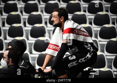 Massimo Paolone/LaPresse 27 dicembre 2020 Bologna, Italia sport basket Virtus Bologna vs Armani Milano - LBA Serie A UnipolSai - Virtus Arena nella foto: Marco Belinelli (Virtus Bologna) Foto Stock